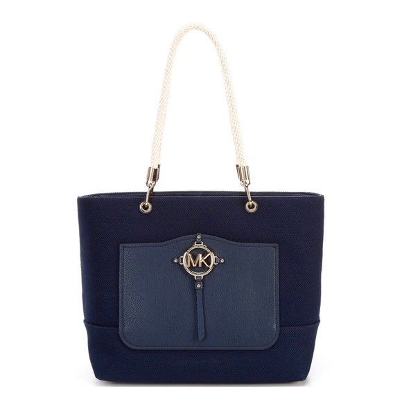 MICHAEL KORS LG ROPE TOTE HANDBAG - Picture 12 of 16